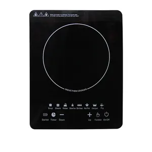 OEM 2200w Black Glass Touch Sence Induction Stove And Infrared Cooker