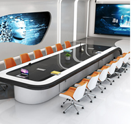 Mobilier commercial Mobilier de bureau moderne Conseil Salle de réunion Salle de bureau Bureau exécutif Table de conférence Ensemble de chaises