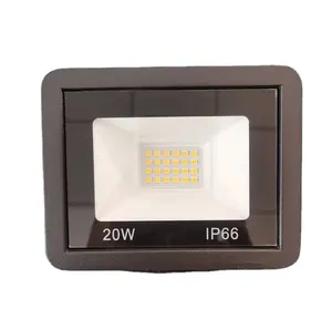 铝合金黑色外壳户外防水AC220-240V 20w IP65发光二极管泛光灯