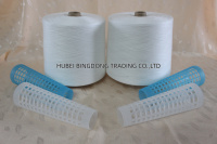 Fil à coudre et à tricoter de qualité supérieure, 100 % polyester, filé en tube, coloré, Ne 40/2 50/2