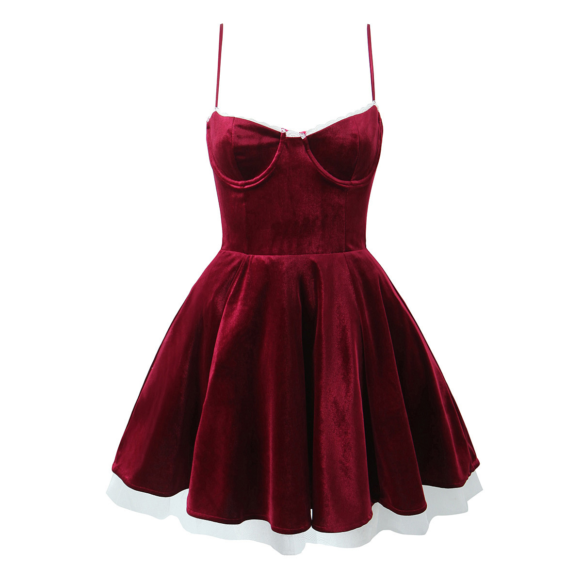 burgundy mini dress casual See The End Burgundy Drawstring Mini Dress main image 0