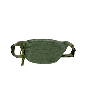 Riñonera para deportes al aire libre Retro personalizada OEM, riñonera cruzada de viaje de pana práctica, cinturón elegante para vientre de cadera - Product Image 2