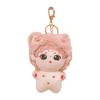 Poupée en peluche étoile de l'idole coréenne personnalisée de 10 cm jouet d'animal en peluche de coton de style dessin animé mignon avec remplissage PP