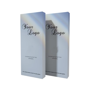 Lenti a contatto scatola di carta scatola di colore lenti a contatto personalizzate pacchetto di lenti a contatto cosmetiche - Product Image 2