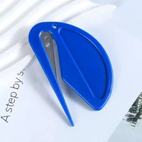 Mini-couteau à film plastique rigide PE, couteau artisanal en différentes couleurs, outil de coupe pour film étirable, utilisation en promotion en supermarché