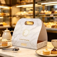 Boîte de pâtisserie arabe de luxe pour livraison, emballage Dubaï, Eid Ramadan, boîte de dattes et de chocolats, boîtes de boulangerie Eid Mubarak avec poignée