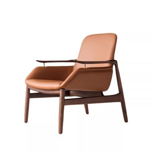 كرسي استرخاء فاخر من الخشب الصلب من فوشان، كرسي مصمم عالي الجودة للمنزل، كرسي فردي للفنادق والنوادي وبيوت الضيافة - Product Image 4