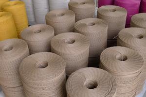 Cordes en papier kraft brun, étiquettes suspendues, cordon d'ornement, nouer le nœud, cordes en papier torsadées simples - Product Image 5