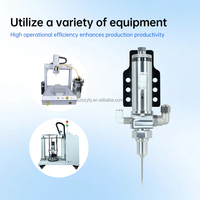 Vanne de pulvérisation haute fréquence de précision, vanne de rideau d'eau réglable pour applications de micro-pulvérisation à viscosité moyenne-basse, moteur PLC