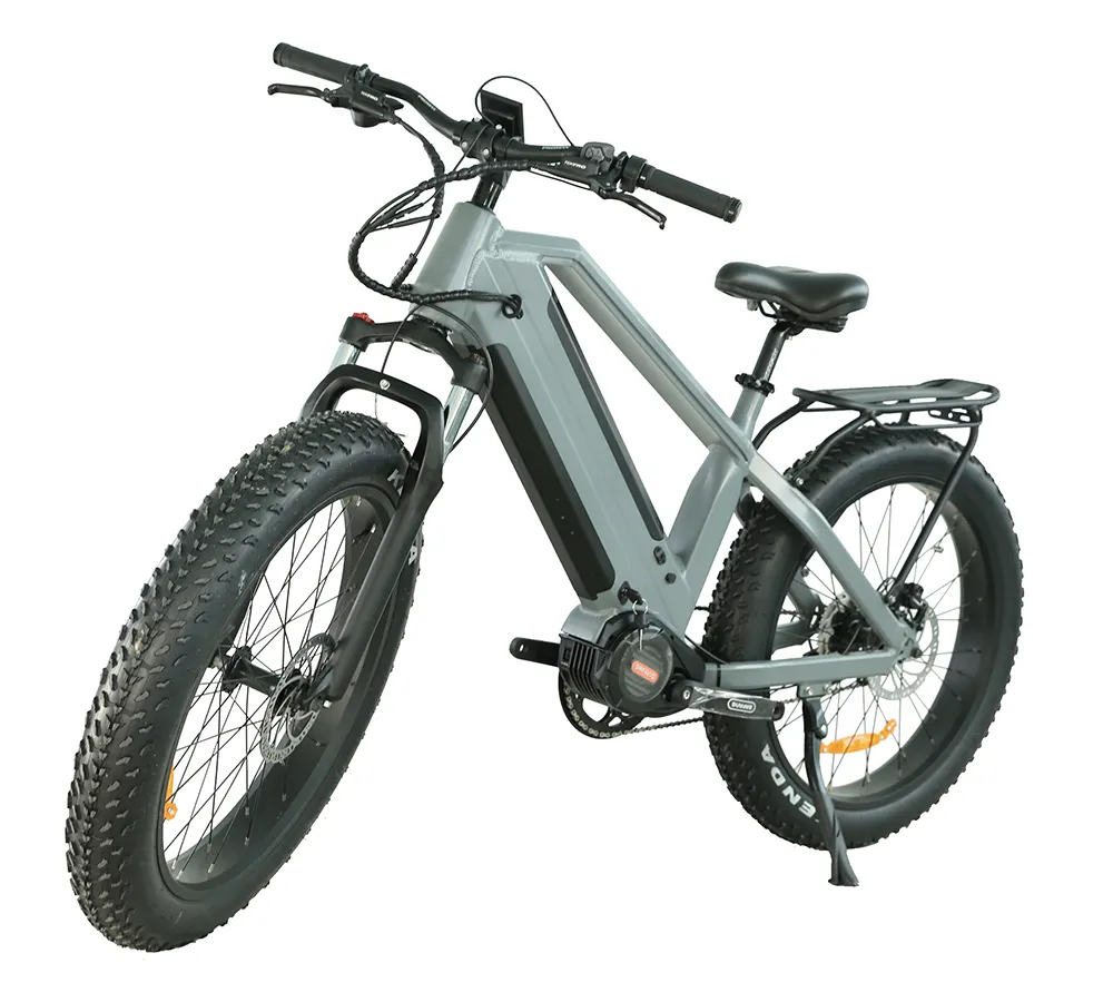2024 Новый стильный электрический велосипед 26 дюймов с широкими шинами, электрический велосипед с толстыми шинами, портативный городской Электрический велосипед для мужчин