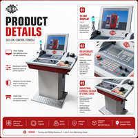 Simulador de Máquina CNC Virtual de 5 Ejes SIEG5 Personalizado para Enseñanza y Formación, 1 Año de Garantía, Memoria de 128 MB