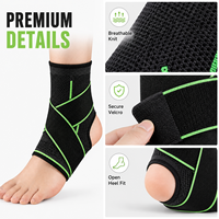 Attelle de cheville réglable et respirante en Spandex et Nylon, manchon de compression pour la prévention des blessures et le soulagement de la douleur, idéale pour le volleyball