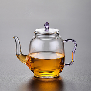 <span class=keywords><strong>Tetera</strong></span> <span class=keywords><strong>de</strong></span> Vidrio Transparente Ecológica <span class=keywords><strong>de</strong></span> 250 ml con Asa <span class=keywords><strong>de</strong></span> Vidrio y Tapa, Pequeña Capacidad, Diseño Moderno y Sencillo, Filtro Infusor <span class=keywords><strong>de</strong></span> Té, Regalo Empresarial - Product Image 4