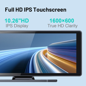 10.26" Wireless CarPlay&amp;<strong>Android</strong> Auto Screen with 4K Dash <strong>Cam</strong> Portable Car Stereo Multimedia Player 1080P Rear Camera for Hyundai - Product Image 2