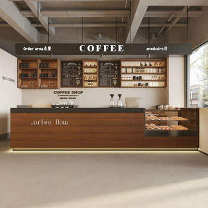 Mostrador de Exhibición para Cafetería con Iluminación LED Personalizada, Diseño Llave en Mano para Cafeterías B2B, Instalación y Proyecto Personalizado de Fábrica - Product Image 3
