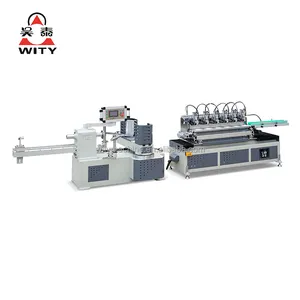 Food Package Aluminum Paper Tube Winding Machine Paper Can Canister Forming Machine for Chips Can