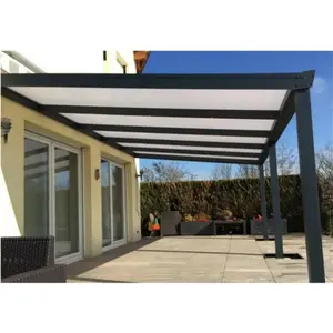 Outdoor Garden pérgola Pátio Cobrindo alumínio design dossel terraço