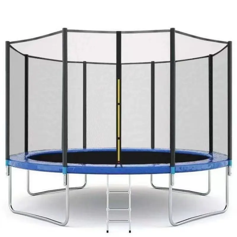 Fabricante de trampolines infantiles para adultos con recintos redondos de 10 pies de trampolín exterior con red de seguridad