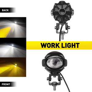 Paire de lampes de travail LED blanches 3 pouces 120W, faisceau large et focalisé, pour voiture, camion, bateau, bus - Product Image 6