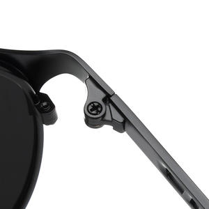 Lunettes de soleil pilote grises unisexes, monture intégrale, verres TAC, protection UV400, modèle 2306 - Product Image 5