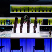Estantes de exhibición para banquetes y exposiciones con luz LED, estantes de supermercado con Control remoto, estante de exhibición de cerveza para Barra de cigarrillos 30