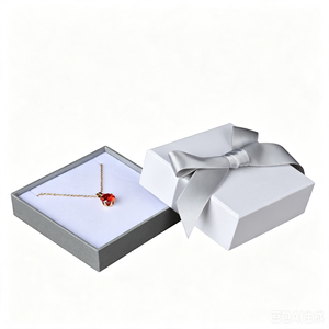 Jewelry <b>gift</b> <b>box</b>, ring <b>gift</b> <b>box</b>, square jewelry packaging <b>box</b>, <b>earring</b> necklace storage case, ribbon <b>gift</b> <b>box</b> for jewelry - Product Image 2