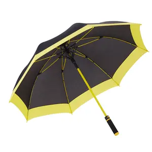 Ovida Hoge Kwaliteit Groothandel Grote Grote Merk Logo Designer Windproof Regen Custom Promotionele Golfparaplu Met Logo