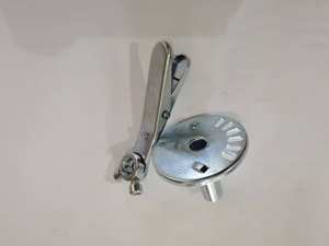 Accessori per parti del condotto dell'aria HVAC smorzatore manuale a quadrante con maniglia regolatore - Product Image 3