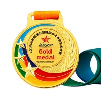 Médailles et trophées personnalisés en alliage de zinc avec impression couleur pour les compétitions de basketball, les jours sportifs scolaires, les marathons - Conception gratuite
