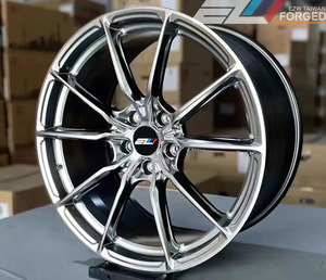 Jantes forgées légères haute résistance, taille personnalisée 17-22 pouces, 5x114.3 5x120, adaptées aux voitures particulières et aux SUV - Product Image 1