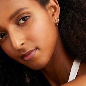 Light Luxury High Quality 925 Sterling Silver <b>Earrings</b> Jewelry 18k Gold Plated <b>Opal</b> Cabochon Stud <b>Earrings</b> - Product Image 2