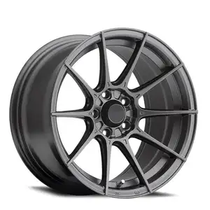 Monoblock One Piece Multi Spoke Car Wheel 114.3 X 5 Racing Concave 19 Inch Rims 4 X 114 Offset Forged