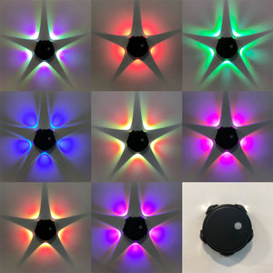 Luz Nocturna LED de Inducción con Forma de Ojo de Gato, con Cambio de Color RGB, 5 Cabezales, Montaje Magnético en Pared, Regulable, Recargable por USB - Product Image 6