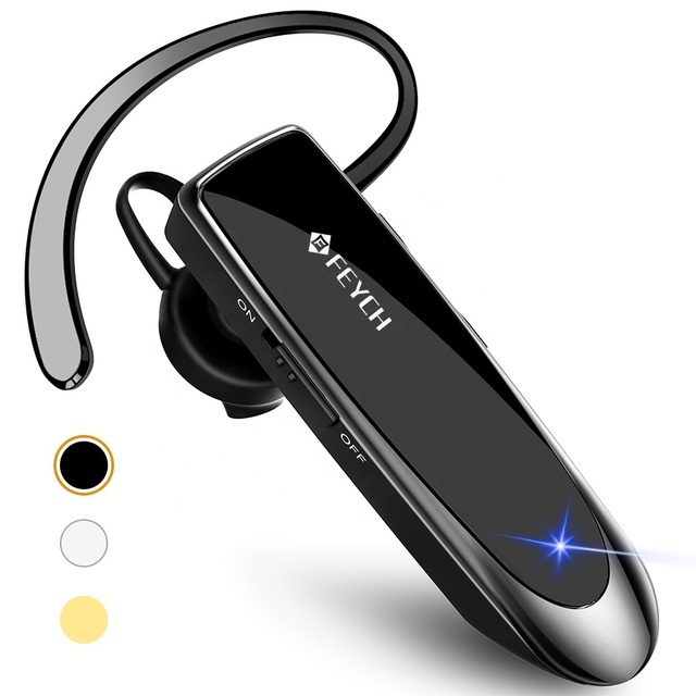 New Bee Factory 24 Hrs Talking Time USB C Ear Hook Smart  Earbuds Single Ear Business Earphone Headset Headphone