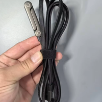 Cable Trenzado de Nailon de 240W 5A con Soporte para Teléfono, Transferencia de Datos a 480Mbps, Cargador Rápido para Portátil, Cable Tipo-C Multiángulo para iPhone Gaming