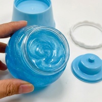 Slime nacré tendance ASMR, slime scintillant cristallin pour enfants et adultes, anti-stress, non toxique, slime transparent avec logo personnalisé