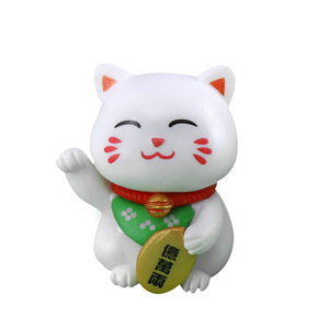 Figurine de chat porte-bonheur miniature, mini figurines Maneki Neko en plastique pour décoration de gâteau, décoration de bureau, pot de plante, paysage miniature - Product Image 6