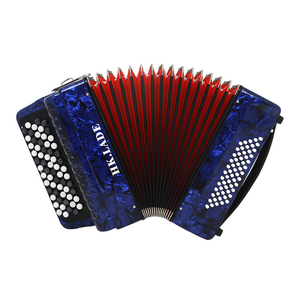 Clavier professionnel Sailulu en gros, bande arrière bleue AH-110, 62 touches, 60 basses, accord à 3 touches - Product Image 1