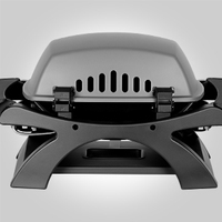 Gril à gaz de table Portable One-Burner Pro en forme de U Camping en plein air Barbecue Finition enduite de poudre