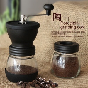 เครื่องบดกาแฟแบบมือหมุน เซรามิก <span class=keywords><strong>บด</strong></span>ละเอียด ใช้ในครัวเรือน แถมโถเก็บ ฟรี <span class=keywords><strong>ภาษา</strong></span>จีน/อังกฤษ - Product Image 3