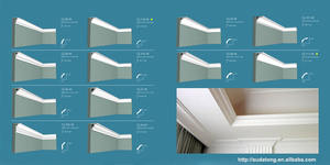 Rodapié Interior Moderno, Impermeable, Reciclable y Ecológico, Material <span class=keywords><strong>de</strong></span> <span class=keywords><strong>Poliestireno</strong></span>, Fácil Instalación, para Hoteles - Product Image 3