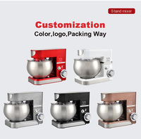 Robot pâtissier électrique SOHEF 1300W avec bol mélangeur de 5L, mélangeur planétaire en alliage plastique pour pâte à tortillas, pour usage en boulangerie