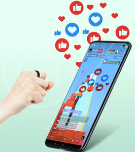 Nhẫn Thông Minh Vòng Đeo Thông Minh Có Thể Đeo Từ Tính Sạc IPX8 Điều Khiển Từ Xa Chống Nước Điện Thoại Di Động Trượt Video Và Cho Thích - Product Image 2