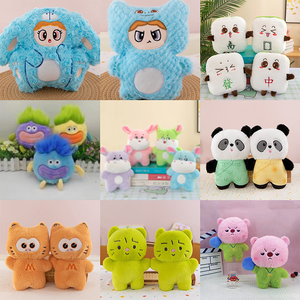 Sèche-cheveux rose d'usine Capybara, jouets en peluche de 8 pouces, cadeaux d'animaux en peluche doux et mignons pour Noël, styles multiples créatifs, animaux en peluche - Product Image 2