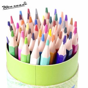 <span class=keywords><strong>12</strong></span>/18/24/36/48 Màu Tiêu Chuẩn Tái Chế Nhựa Bút Chì Thiết Lập Không Độc Hại Số Lượng Lớn Vẽ Bút Chì Cho Trẻ Em Màu - Product Image 3