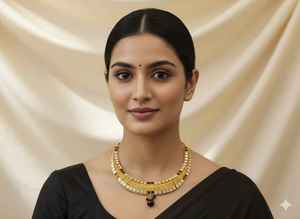 ชุดเครื่องประดับแฟชั่นผู้หญิง ดีไซน์คลาสสิกหรูหรา ชุดสร้อยคอแบบโบราณ น้ำหนัก 71 กรัม ชุดเครื่องประดับทองคำ สไตล์หรูหรา ในราคาที่เข้าถึงได้ - Product Image 4