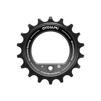CYCLAMI 18T Poulie de guidage creuse excentrique grande 12S avec roulement en céramique en alliage d'aluminium 28g pour dérailleur arrière de vélo