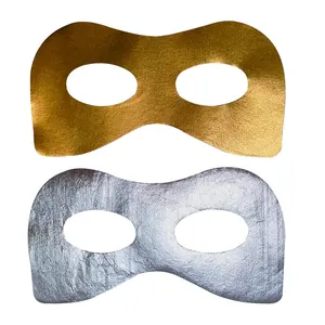 Gold Foil Whole Cover For Eyes Golden Foil Eye Mask Anti-Wrinkle Anti-Ageing Eye Patch Dry Non-Woven Fabrics Paper Silver Foil E