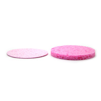 Éponges pour le visage naturelles Éponge de spa en cellulose réutilisable en pâte de bois, parfaite pour éliminer les peaux mortes, la saleté et le maquillage