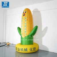 Modèle publicitaire gonflable en forme de maïs, impression OEM, modèle gonflable de légume pour exposition, promotion, décoration extérieure